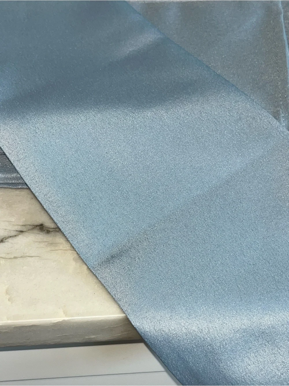 40 DUSTY BLUE POLYESTER CLOTH NAPKINS EUC WEDDING LINENS